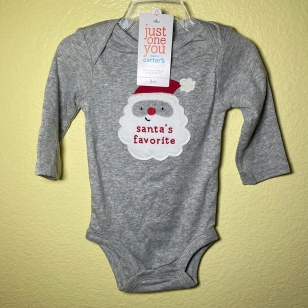 Carte’s just one you‎ Baby Christmas Outfit 'snow much love' 3 Months
